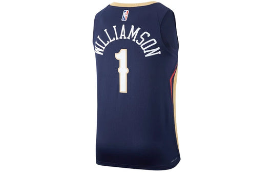 Nike NBA New Orleans Pelicans Icon Edition Swingman Jersey 'Zion Williamson #1' Navy 2021 (DB3581-419)