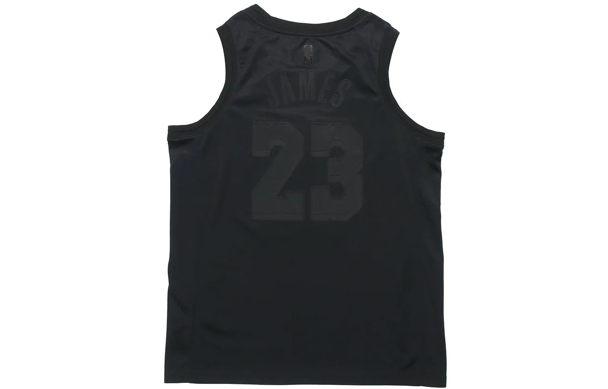 Nike NBA Lakers NikeConnect MVP Jersey 'LeBron James #23' Black (CI2030-010)