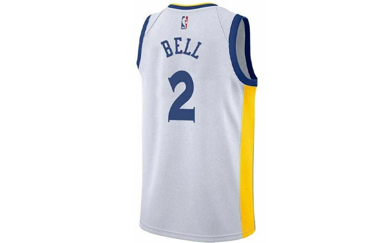 Nike NBA Golden State Warriors Association Edition Swingman Jersey 'Jordan Bell #2' White (864417-105)