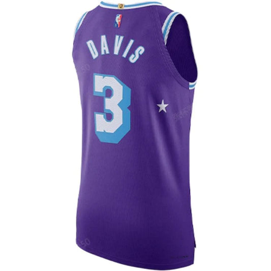 Nike NBA Los Angeles Lakers City Edition Swingman Jersey 'Anthony Davis #3' Purple 2021 (DB3635-505)