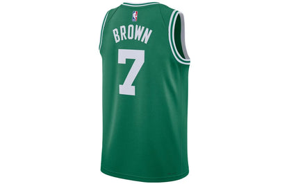 Nike NBA Celtics Icon Swingman Jersey 'Jaylen Brown #7' Green (CW3659-315)