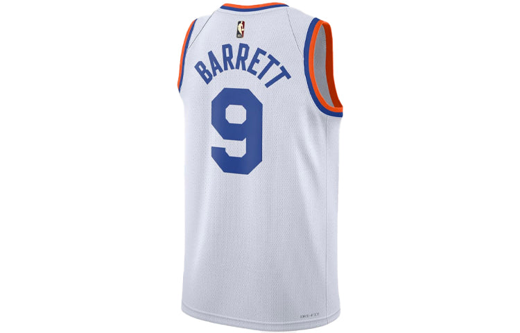 Nike NBA New York Knicks Classic Edition Swingman Jersey 'RJ Barrett #9' White 2021 (DB4121-100)