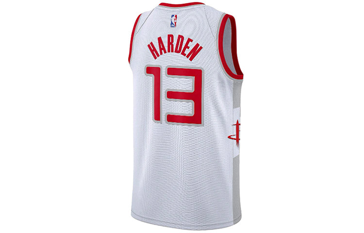 Nike NBA Rockets City Swingman Jersey 'James Harden #13' White H-TOWN (AV4640-101)
