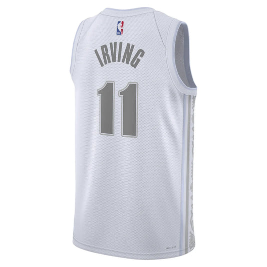Nike NBA Mavericks City Edition Jersey 'Kyrie Irving #11' White 2024 (FQ4339-101)