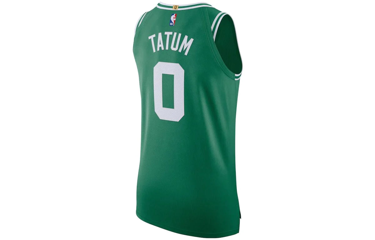 Nike NBA Boston Celtics Icon Edition Vaporknit Authentic Jersey 'Jayson Tatum #0' Green 2020 (CW3437-313)