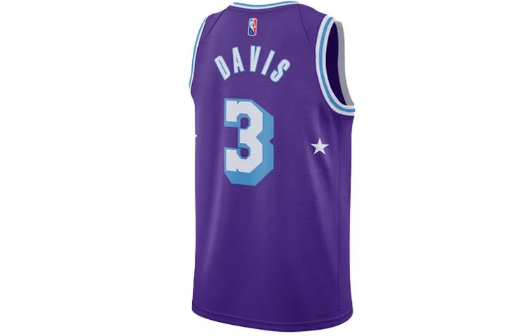 Nike NBA Los Angeles Lakers City Edition Swingman Jersey 'Anthony Davis #3' Court Purple 2021 (DB4032-505)