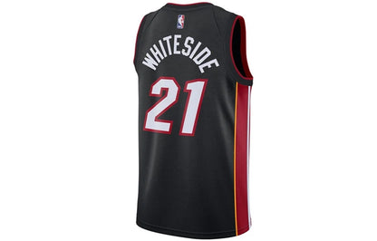Nike NBA Heat Icon Edition Jersey 'Hassan Whiteside #21' Black 2017 (864487-010)