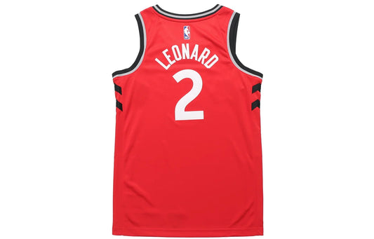 Nike NBA Raptors Icon Edition Swingman Jersey 'Kawhi Leonard #2' Red 2018 (864511-664)