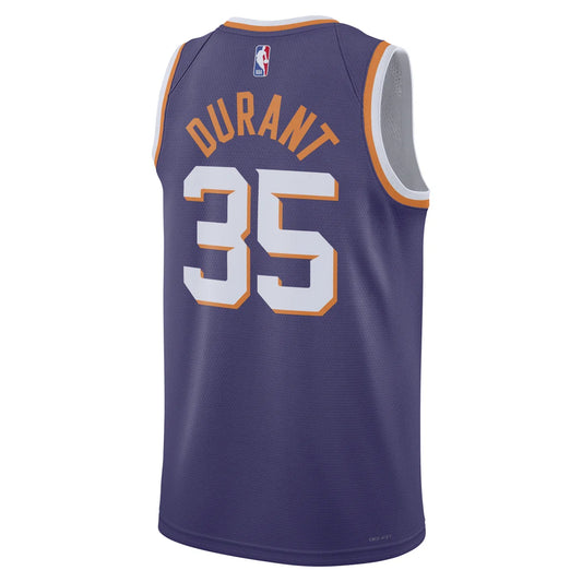 Nike NBA Phoenix Suns Icon Edition Swingman Jersey 'Kevin Durant #35' Purple 2023 (DV4855-570)
