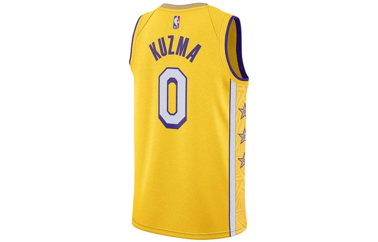Nike NBA Los Angeles Lakers Lore Series Swingman Jersey 'Kyle Kuzma #0' Gold 2019-20 (AV4646-728)