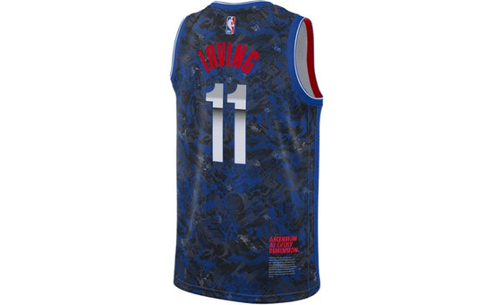 Nike NBA Nets City Edition Jersey 'Kyrie Irving #11' Blue 2020 (DA6959-495)