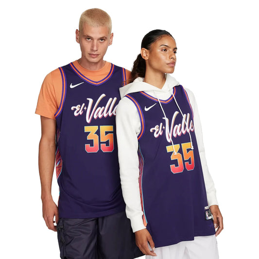 Nike NBA Phoenix Suns City Edition Swingman Jersey 'Kevin Durant #35' Purple 2023 (DX8773-536)