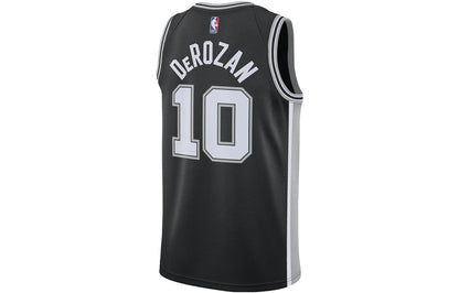 Nike NBA San Antonio Spurs Icon Edition Swingman Jersey 'DeMar DeRozan #10' Black 2020 (CW3682-016)