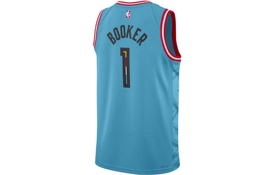 Nike NBA Phoenix Suns 2022/23 City Edition Swingman Jersey 'Devin Booker #1' Turquoise (DO9607-416)