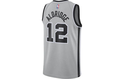 Jordan Brand NBA San Antonio Spurs Statement Edition Jersey 'LaMarcus Aldridge #12' Gray 2020 (CV9494-009)