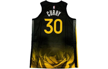 Nike NBA Golden State Warriors City Edition Swingman Jersey 'Stephen Curry #30' Black 2022-23 (DO9593-012)