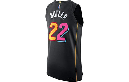 Nike NBA Miami Heat City Edition Authentic Jersey 'Jimmy Butler #22' Black Miami Mashup (DB3637-010)