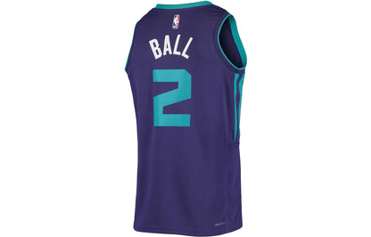 Jordan Brand NBA Charlotte Hornets Statement Edition Swingman Jersey 'LaMelo Ball #2' Purple (CV9471-572)
