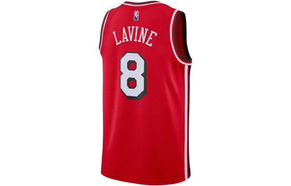 Nike NBA Bulls City Edition Jersey 'Zach LaVine #8' Red 2021 (DB4021-657)