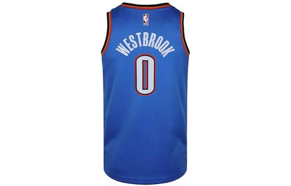 Nike NBA Oklahoma City Thunder Icon Edition Jersey 'Russell Westbrook #0' Blue 2019 (AV4955-403)
