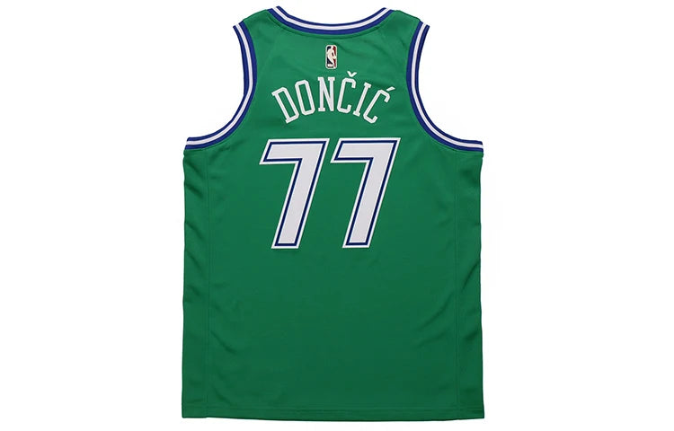 Nike NBA Mavericks Classic Edition Jersey 'Luka Dončić #77' Green 2021 (CN1021-320)