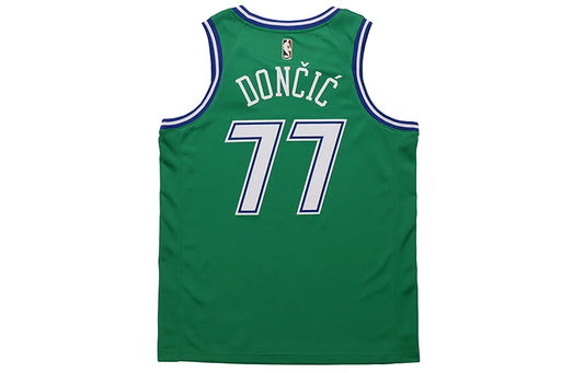 Nike NBA Mavericks Classic Edition Jersey 'Luka Dončić #77' Green 2021 (CN1021-320)
