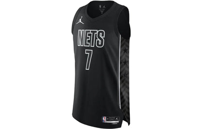 Jordan Brand NBA Brooklyn Nets Statement Edition Authentic Jersey 'Kevin Durant #7' Black 2022 (DQ0140-011)