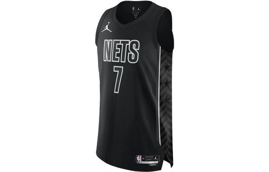 Jordan Brand NBA Brooklyn Nets Statement Edition Authentic Jersey 'Kevin Durant #7' Black 2022 (DQ0140-011)