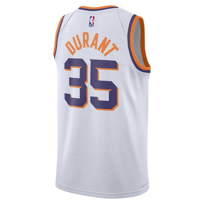 Nike NBA Suns Association Edition Jersey 'Kevin Durant #35' White 2023 (DV4851-104)