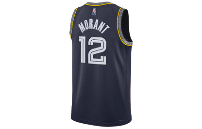 Nike NBA Memphis Grizzlies City Edition Swingman Jersey 'Ja Morant #12' Navy 2021 (DB4033-419)
