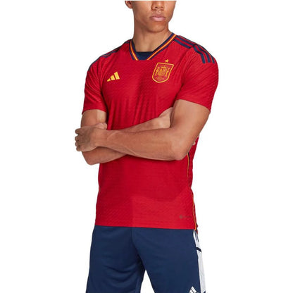 adidas Spain 2022/23 World Cup Home Authentic Jersey (HE2021) - Asia Sizing