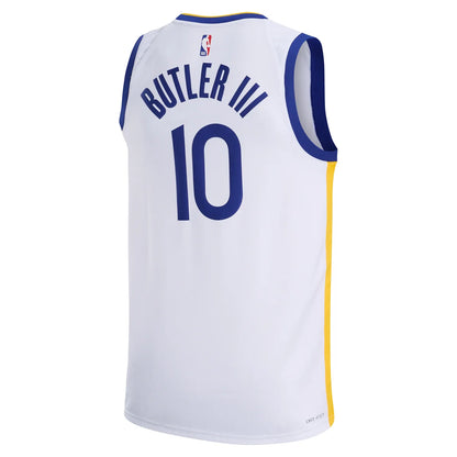 Nike NBA Golden State Warriors Association Edition Jersey 'Jimmy Butler #10' White 2024 (DN2077-107)