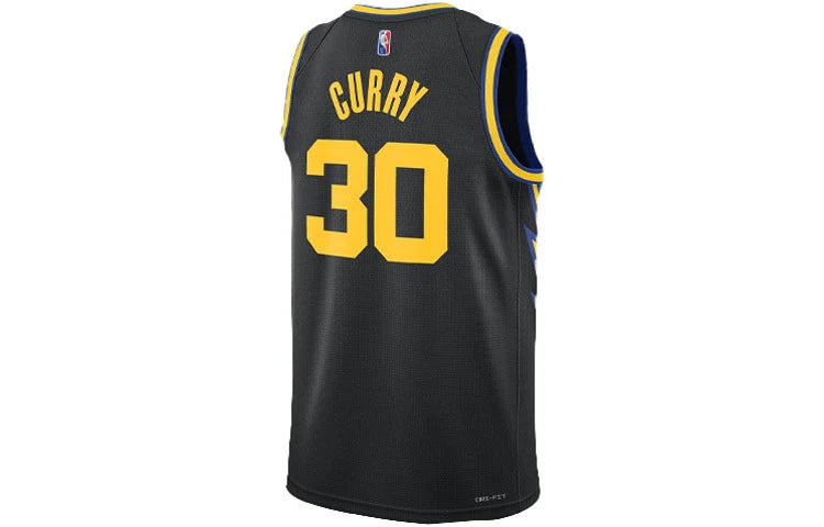 Nike NBA Golden State Warriors City Edition Swingman Jersey 'Stephen Curry #30' Black 2021 (DB4027-010)