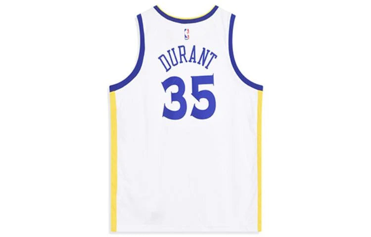 Nike NBA Warriors Association Edition Swingman Jersey 'Kevin Durant #35' White 2017 (864417-101)