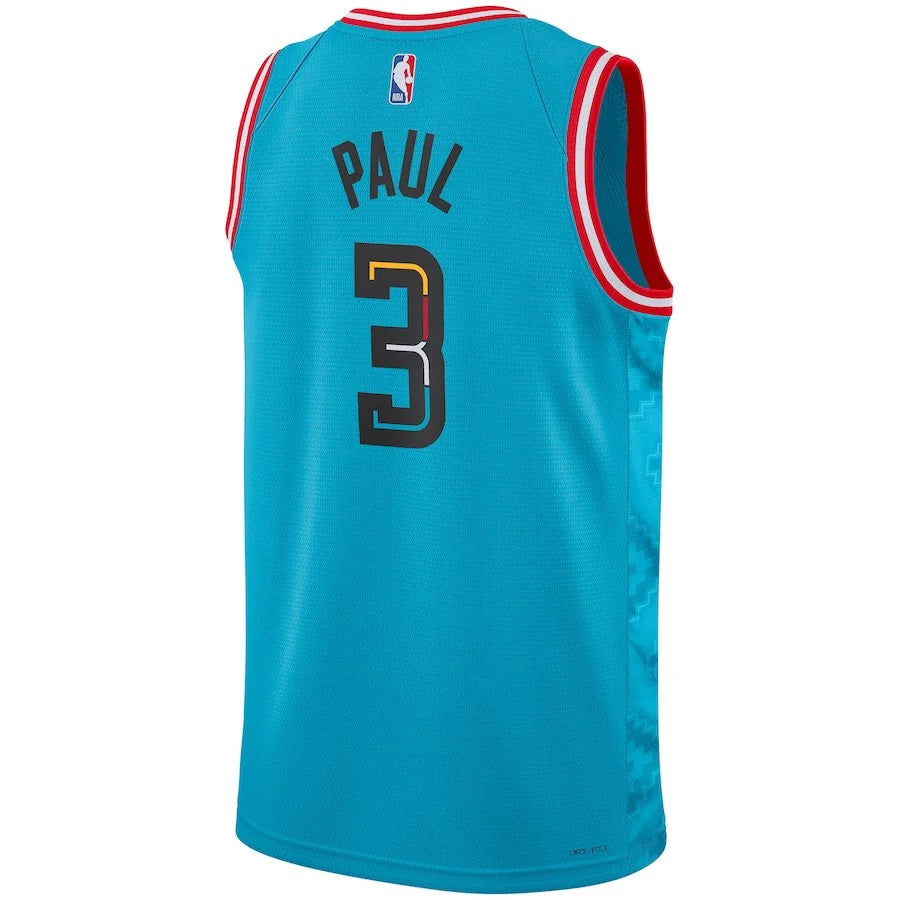 Nike NBA Suns City Edition Jersey 'Chris Paul #3' Teal 2022 (DO9607-414)