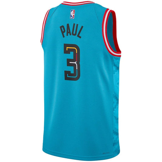 Nike NBA Suns City Edition Jersey 'Chris Paul #3' Teal 2022 (DO9607-414)