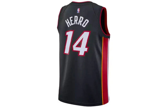 Nike NBA Miami Heat Icon Edition Swingman Jersey 'Tyler Herro #14' Black (CW3671-010)