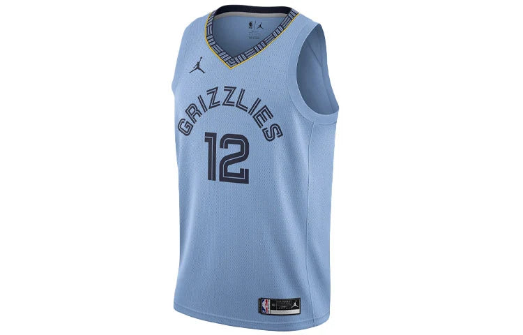 Jordan Brand NBA Memphis Grizzlies Statement Edition Swingman Jersey 'Ja Morant #12' Powder Blue 2020 (CV9482-422)