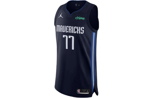 Jordan Brand NBA Mavericks Statement Edition Swingman Jersey 'Luka Dončić #77' Midnight Navy 2023 (CV8849-423)