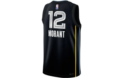 Nike NBA Grizzlies Select Series Swingman Jersey 'Ja Morant #12' Black 2021 (DH8072-010)