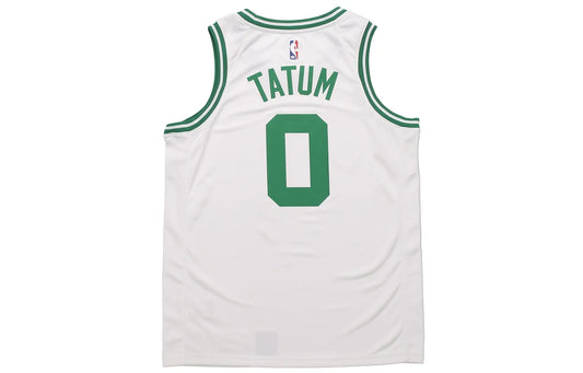 Nike NBA Boston Celtics Association Edition Swingman Jersey 'Jayson Tatum #0' White Green (864403-101)