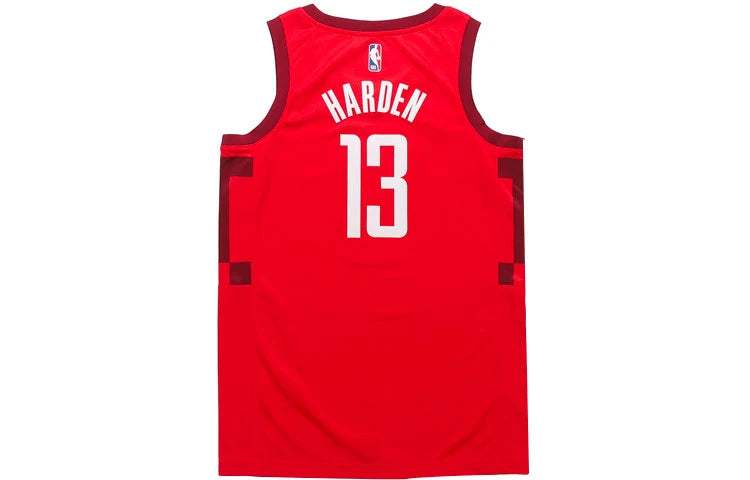 Nike NBA Rockets Earned Edition Jersey 'James Harden #13' Red 2018 (BQ1161-658)
