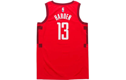 Nike NBA Rockets Earned Edition Jersey 'James Harden #13' Red 2018 (BQ1161-658)