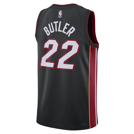 Nike NBA Heat Icon Edition Jersey 'Jimmy Butler #22' Black 2022 (DN2011-010)