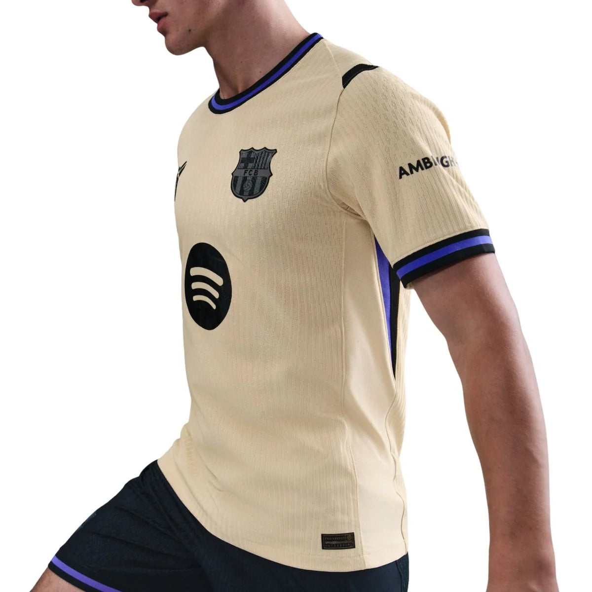 Nike Kobe x FC Barcelona 25/26 Match Away Authentic Jersey 'Team Gold' (HJ4554-784)