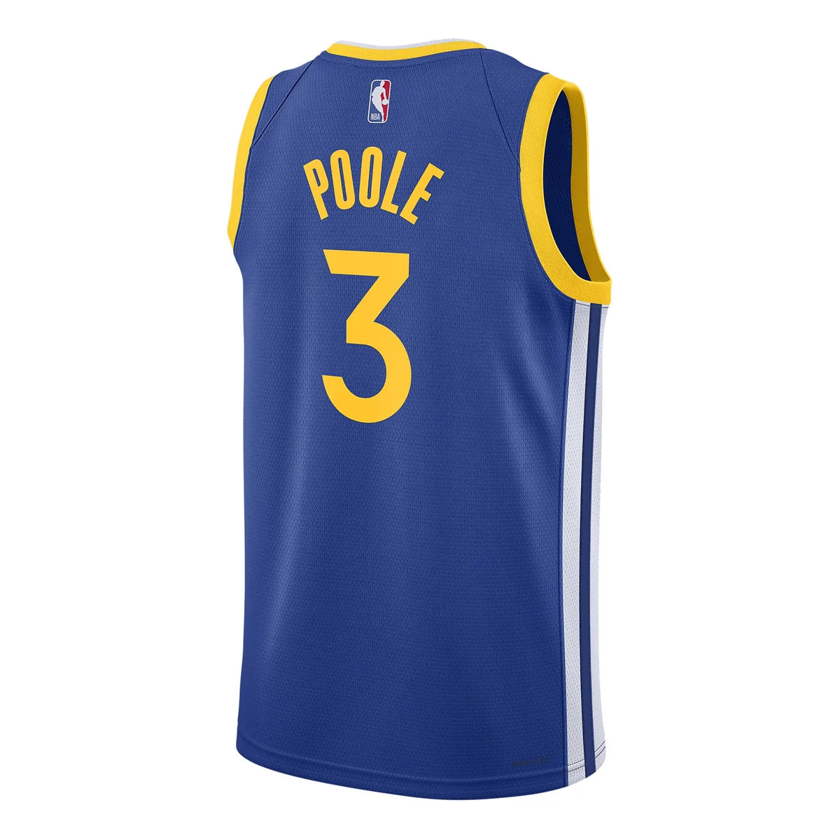 Nike NBA Warriors Icon Edition Jersey 'Jordan Poole #3' Blue 2022 (DN2005-495)