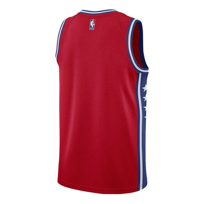Jordan Brand NBA 76ers Statement Edition Jersey 'Phila' Red 2020 (CV9535-657)
