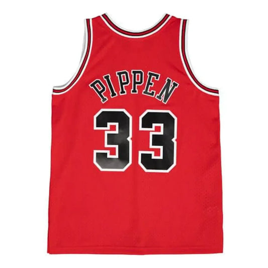 Mitchell & Ness Bulls Hardwood Classics Jersey 'Scottie Pippen #33' Red 2003 (353J-328-FGYE8A)