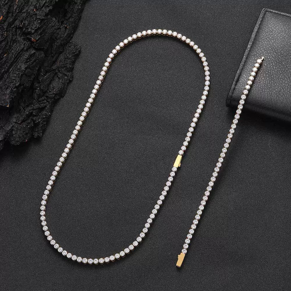 Zirconia Tennis Necklace