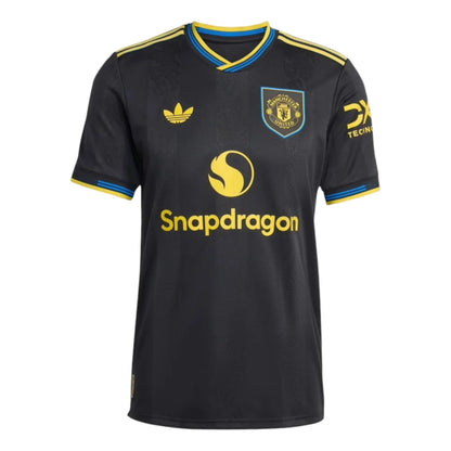 adidas Manchester United 2025/26 Third Authentic Jersey Black (JI7419) - Asia Sizing